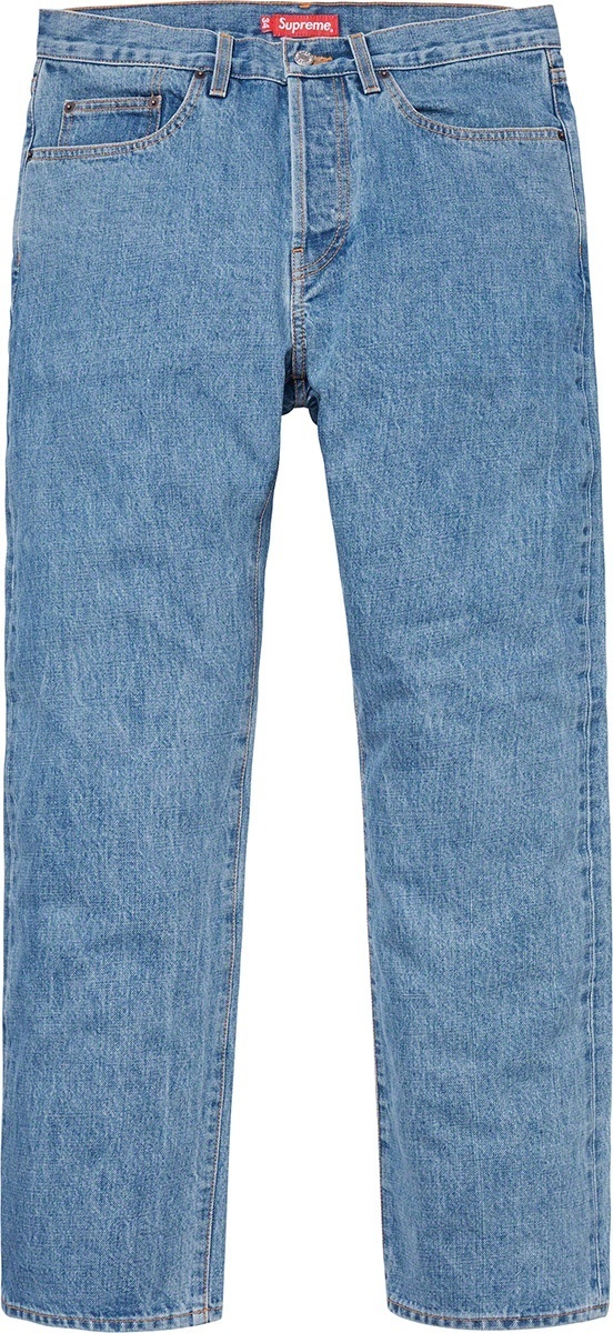 Stone Washed Slim Jean